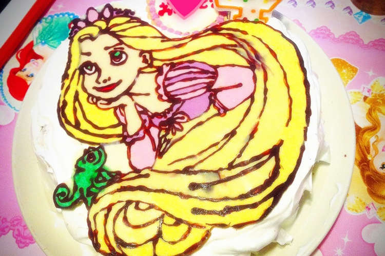 ラプンツェル デコペンケーキ レシピ 作り方 By Meguguguu クックパッド