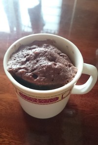 レンジで簡単マグカップチョコケーキ