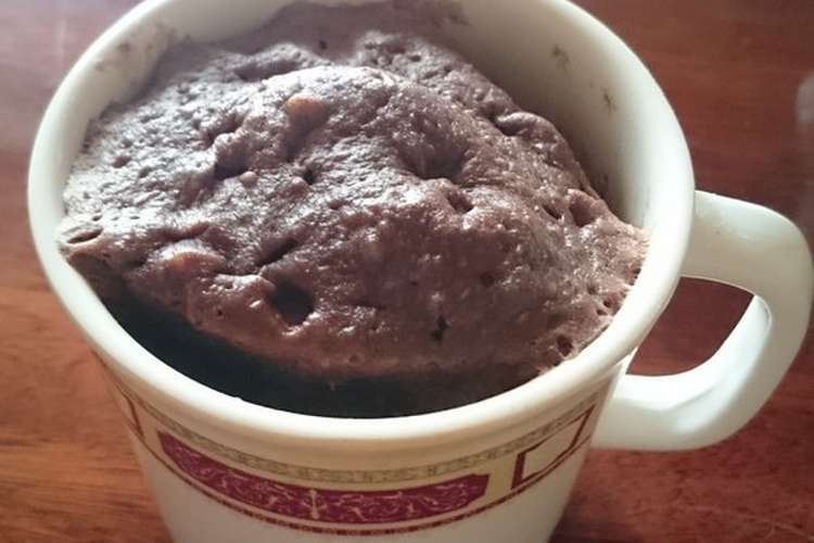 レンジで簡単マグカップチョコケーキ レシピ 作り方 By しもんぬ クックパッド 簡単おいしいみんなのレシピが355万品