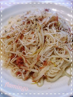 5分でできちゃうバター風味のそうめん