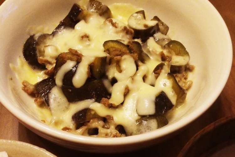 ご飯がすすむ 茄子の甘辛ひき肉チーズ焼 レシピ 作り方 By C0yuk1 クックパッド 簡単おいしいみんなのレシピが360万品