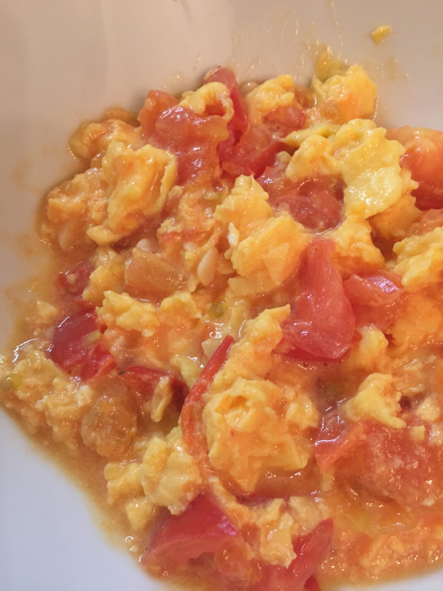 番茄炒蛋 トマトと卵の炒め物の画像