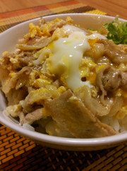 【甘辛】ランチに♡豚と卵の他人丼の写真