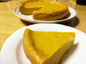 炊飯器とミキサーで簡単!かぼちゃケーキ