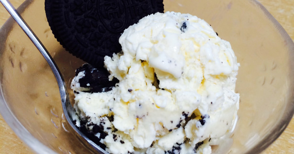 オレオアイスクリームトリュフのレシピ