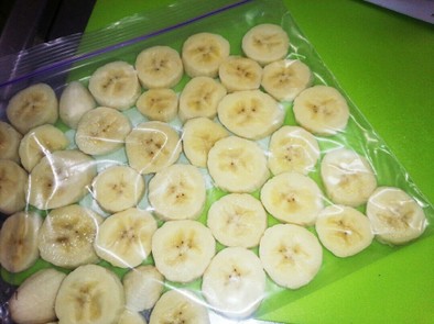 «冷凍保存» バナナの写真