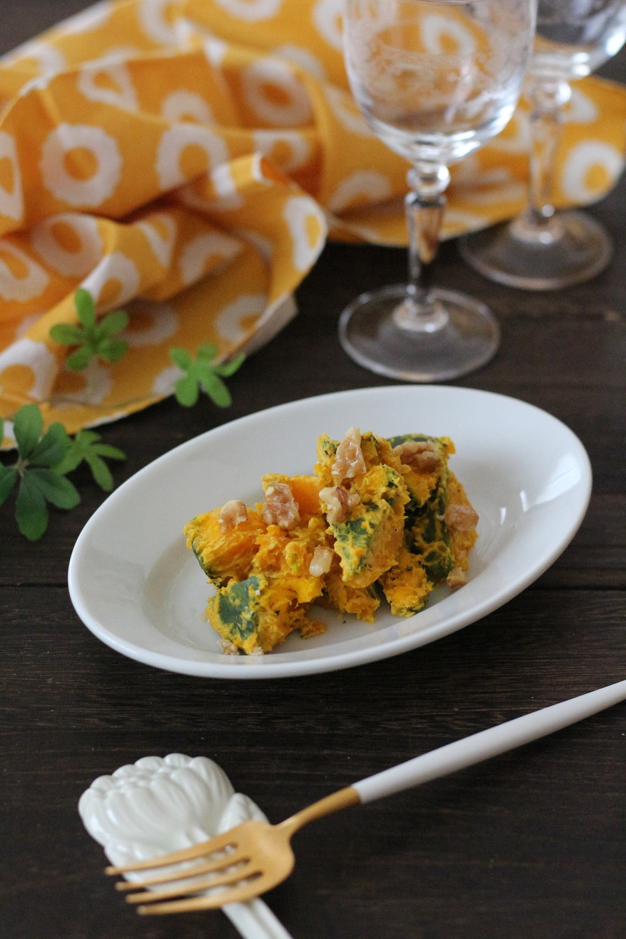 カレー＆チーズ風味のかぼちゃサラダの画像