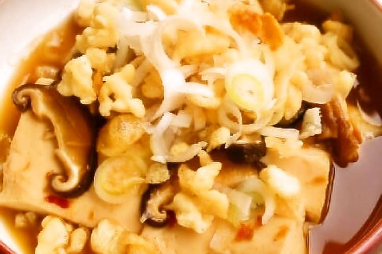 簡単おつまみ ピリ辛たぬき豆腐 レシピ 作り方 By Hirokoh クックパッド