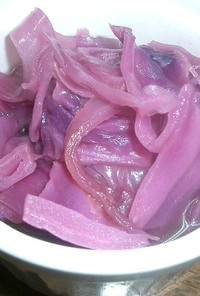 紫キャベツのヴィネガースープ風煮込み