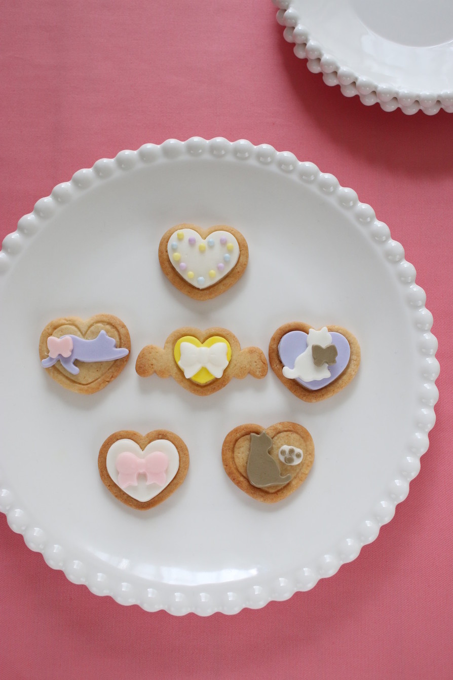 バレンタインに♡マシュマロデコクッキーの画像
