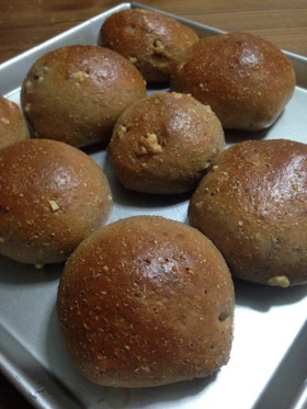 低糖質大豆粉とふすま粉のくるみチーズパン