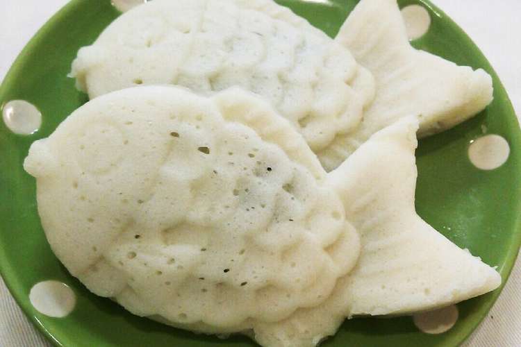 レンジで簡単 焼かないもっちり白たい焼き レシピ 作り方 By Nyuppy クックパッド 簡単おいしいみんなのレシピが356万品