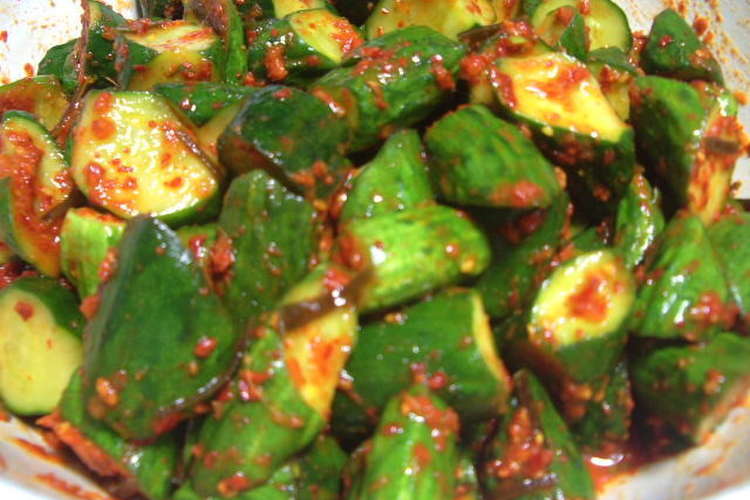 簡単にできるきゅうりのキムチ レシピ 作り方 By めいみち クックパッド 簡単おいしいみんなのレシピが363万品