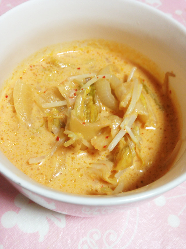豆乳豆腐キムチスープの画像