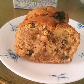 卵なし!くるみとレーズンのパウンドケーキ