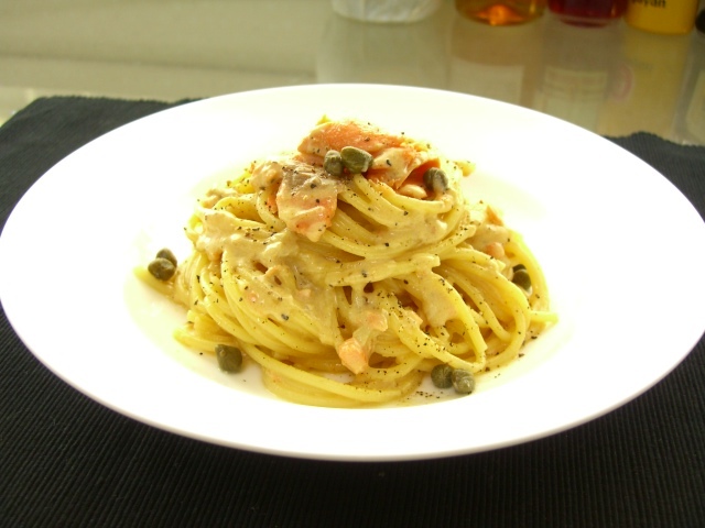 スモークサーモンのクリームパスタ レシピ 作り方 By Isymsh クックパッド 簡単おいしいみんなのレシピが354万品