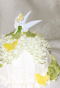 妖精ティンカーベルのケーキ