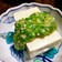 ザル豆腐のふわふわオクラトッピング