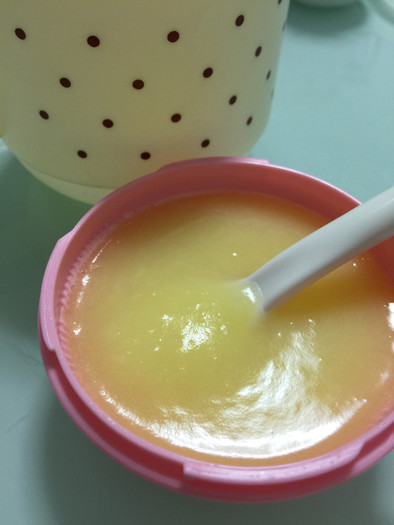 レンジで簡単☆ポテトスープ(離乳食初期)の写真