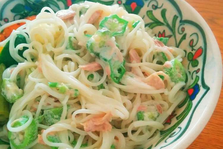 オクラとツナのマヨ和えそうめん レシピ 作り方 By フシッチェ クックパッド 簡単おいしいみんなのレシピが355万品