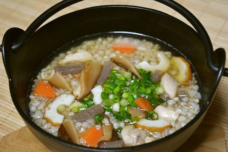 美味 徳島県民ソウルフード そば米雑炊 レシピ 作り方 By 阿波ふうど 徳島県 クックパッド