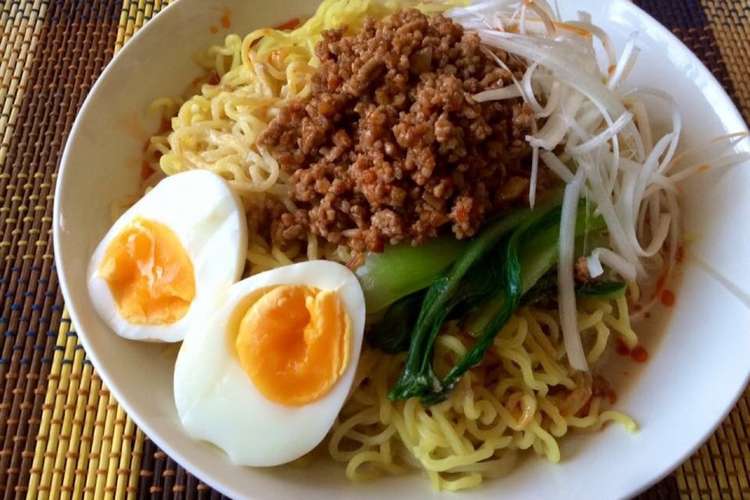ゴマだれで簡単 冷やし担々麺 レシピ 作り方 By お嬢さん2244 クックパッド 簡単おいしいみんなのレシピが360万品