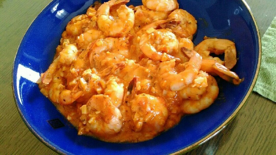 ガーリックシュリンプとキャベツのマンゴースローのレシピ
