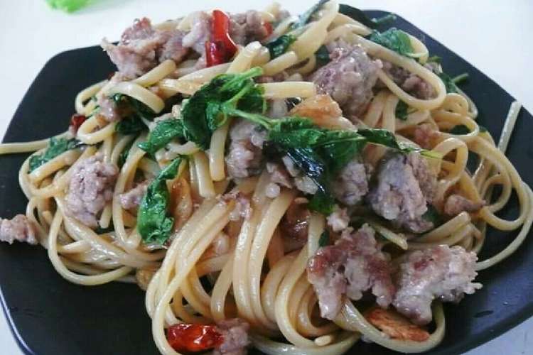 本格タイの味わい ガパオスパゲティ レシピ 作り方 By シャムタイガー クックパッド 簡単おいしいみんなのレシピが357万品