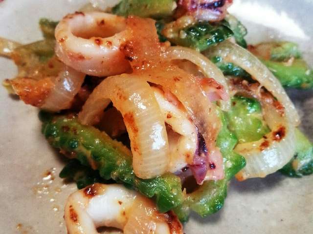 ヒイカとゴーヤの味噌マヨネーズ炒め レシピ 作り方 By Neroli315 クックパッド