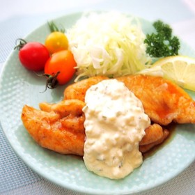 ココナッツオイルで作るささみのチキン南蛮