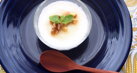 ギリシャヨーグルトレモンポピーシードパンケーキのレシピ