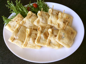 ヘルシーひきわり納豆のいなり焼き
