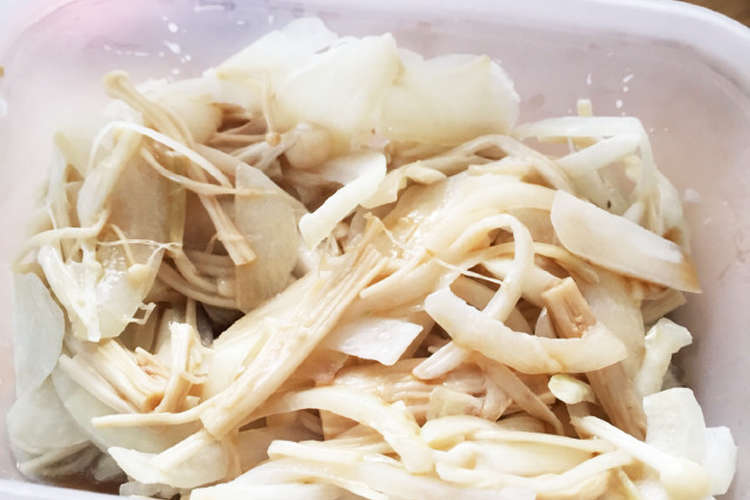 玉ねぎとえのきのポン酢和え レシピ 作り方 By ちぇいん クックパッド 簡単おいしいみんなのレシピが352万品