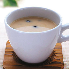 遊月亭黒豆茶出がらしレシピ☆黒豆ラテ
