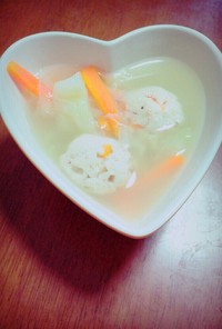 豆腐団子のヘルシースープ♡