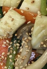 簡単‼イカと小松菜の中華炒め