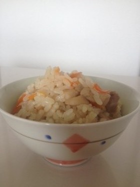 人気No.2レシピまぐろ魚醤炊き込みご飯