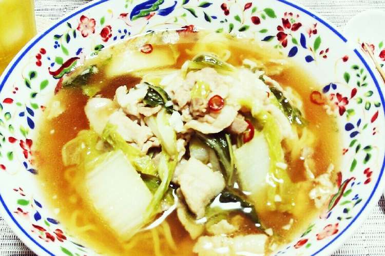 ニンニクたっぷりスタミナラーメン レシピ 作り方 By ブヒブヒこぶた クックパッド