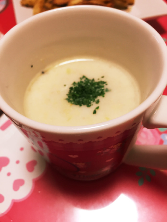 便秘解消☆ごぼうの冷製スープの画像