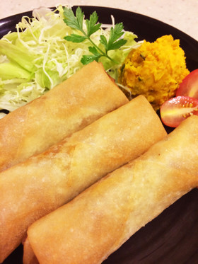 ミートソース&ポテトの居酒屋風〜春巻き✿