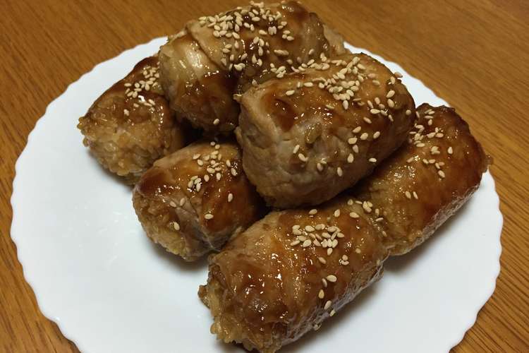 焼肉のたれで簡単 肉巻きおにぎり レシピ 作り方 By Atsukocafe クックパッド
