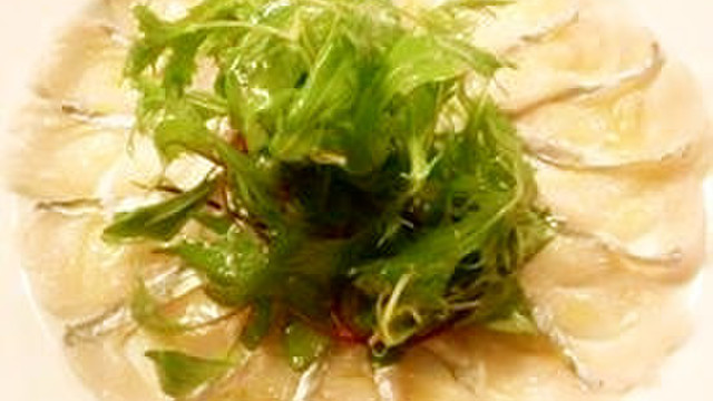 昆布茶を使った簡単昆布締めカルパッチョ レシピ 作り方 By 井手勝茂 クックパッド