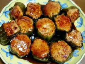 簡単!ピーマンの肉詰め