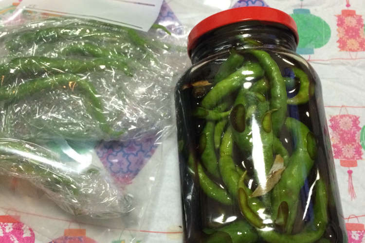 青唐辛子の醤油漬け レシピ 作り方 By 長谷川食堂 クックパッド 簡単おいしいみんなのレシピが361万品