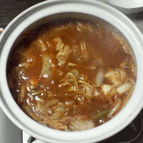 キムチカレー鍋