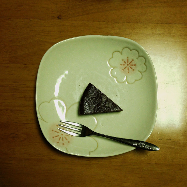 豆腐チョコレートケーキの画像