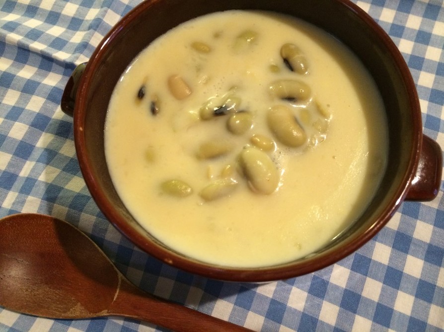 お豆のスープの画像
