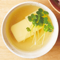 卵豆腐のスープ