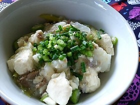 くずし豆腐の葛あん仕立て