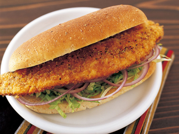 鮭フライ&ビネガー サンドイッチ
